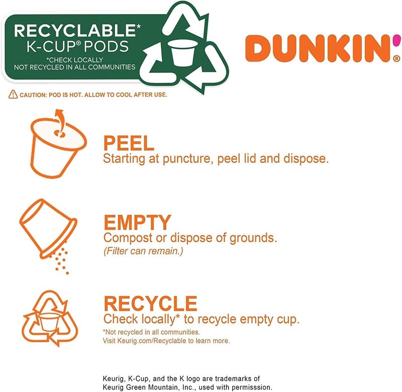 Dunkin' Pumpkin Spice Coffee Pods - 22 Count - Image 5